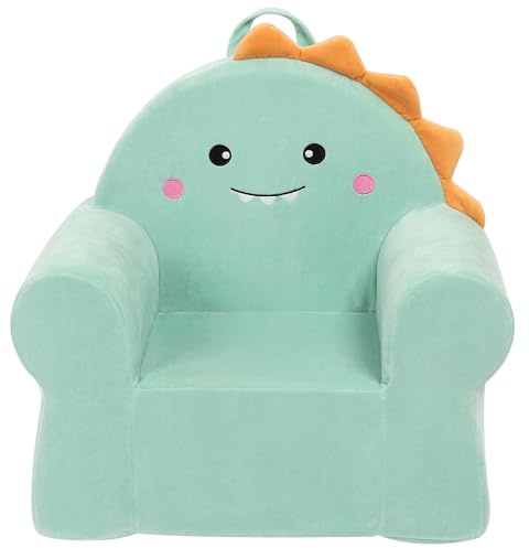 MOMCAYWEX Cuddly Toddler First Chair, Premium Character Chair, Green, 18 Month up to 3 Years