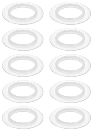EMSea 10 Uds. Junta tórica de silicona Diámetro interior 23 mm Diámetro exterior 38 mm Tapón de fregadero Sello de goma para tapón de drenaje emergente Lavabo para baño