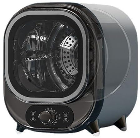 Tumble Dryer,Small Clothes Dryer, Vented Tumble Dryer, 450w Small Compact Freestanding Front Tumble Dryer, Stainless Steel Portable Clothes Dryer Machine with Timer,A-220V