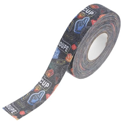 BESPORTBLE Hockey Tape EIS Hockeyschläger Tape Selbstklebend rutschfest Atmungsaktiv Komfortabel Elastisch Strapazierfähig Weiß 2,5cm x 18,5m Sportzubehör Griffschutz