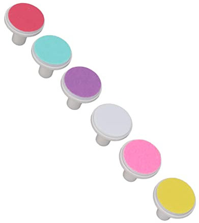 Baby-Nagelfeilen-Ersatzköpfe, Baby-Nagelschneider, Elektrische Ersatzpads, 6 Stück, Baby-Nagelfeiler, Elektrisch, Professionelles Elektrisches Nagelfeilen-Schleifköpfe-Zubehör