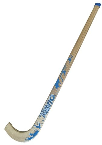 L'Estel Skates - Hockey Reno - Stick Reno TRO 90 cm - Stick de Madera para Jugador de Hockey Patines. hasta 9 años. Corto. (Azul 90 cm)
