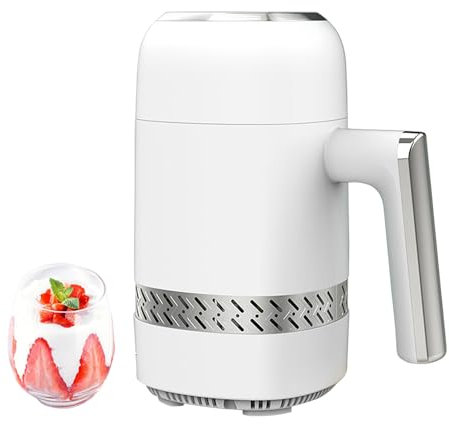 YUEWO Gelatiera Yogurtiera Gelateria Multifunzione Senza Preraffreddamento Mantenimento Del Freddo Per 12 Ore Gelatiera Da Banco Con Pannello LED Smart Touch