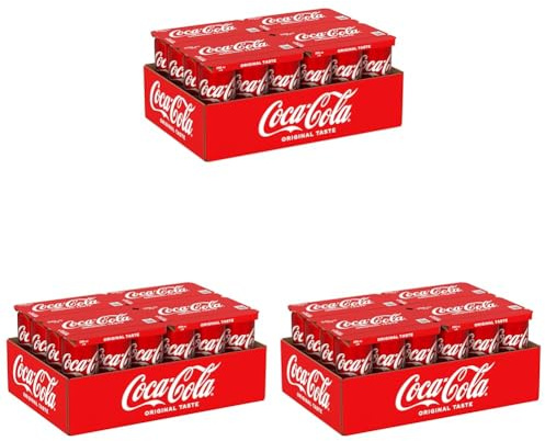 Coca-Cola Original Taste, Tutto il Gusto Originale di Coca-Cola, Lattina 100% riciclabile - 24 Lattine da 330 ml (Confezione da 3)