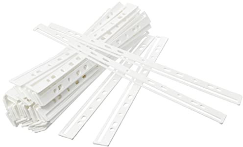 Durable Ordnungsschienen (für DIN A4) Packung à 50 Stück, weiß, 293502