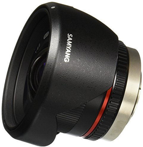 Samyang SY12M-MFT-BK Lente Fija Ultra Gran Angular F2.0 de 12 mm para cámaras Olympus/Panasonic Micro 4/3, Color Negro