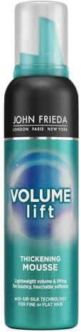 John Frieda Volume Lift Thickening Mousse 200 Ml, Volumising Mousse Thin Hair