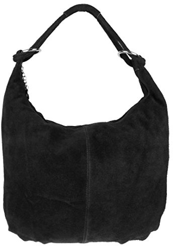 Girly Handbags Femmes Hobo Italian Suede Véritable sac ˆ bandoulire en cuir