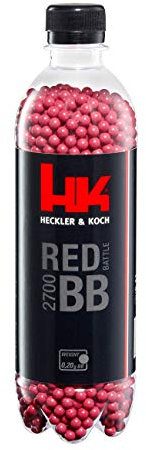 Heckler & Koch Munition Premium Selection Airsoft Flasche, rot, One Size, WA26110