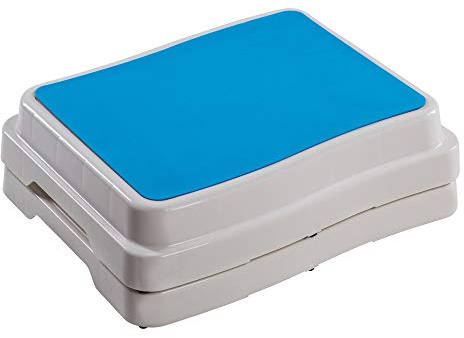 UPP 10 cm Badezimmer-Stufe stapelbar & erweiterbar | Belastbar bis 189 kg | Tritthocker für Senioren o. Kinder | Anti-Rutsch Trittstufe fürs Bad | Hocker für Badewanne & Dusche [2 STK.]