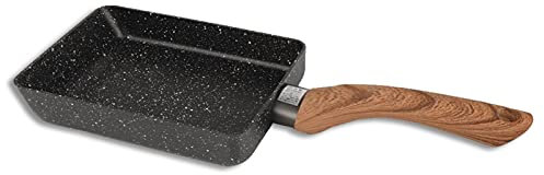 Garsent Tamagoyaki-Pfanne, Aluminium Japanische Omelette Pfanne, Kleine Pfanne Nonstick Pfannkuchen Eierpfanne für Küche (Art.1)