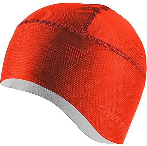 CASTELLI Herren PRO Thermal Skully Beanie-Mütze, Fiery Red, Einheitsgröße