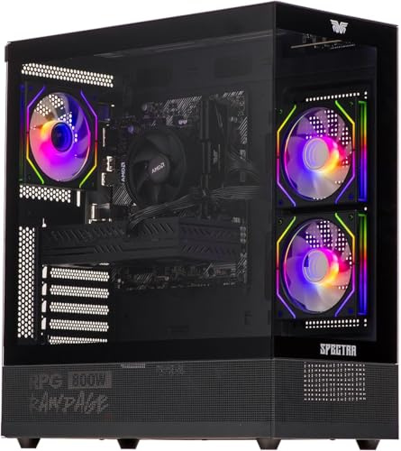 Veno Scorp | Gaming PC, Ryzen 5500 • RTX 3050 8GB Graphics Card • 240MM Liquid Cooler • 16GB 3200MHz DDR4 • 1TB NVME SSD • 550W PSU Bronze Rated • Black Glass RGB Gaming Case • WIFI • Windows 11