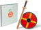 WOODSY ® Schild und Schwert Kinder | 52 cm lang Handmade aus Buche Wikinger Design | Ritter kostüm Kinder Ritterschwert Kinder Kinder Schwert Spielzeug Schwert Fasching Mittelalter Excalibur