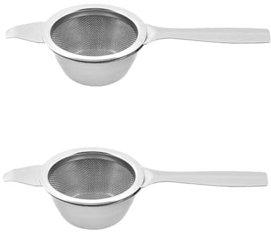 SHOWERORO 2stücke Teefilter Mit Langem Griff Handlicher Teesieb Optimalen Zubereitung Von Tee Hitzebeständig Für Zuhause Und