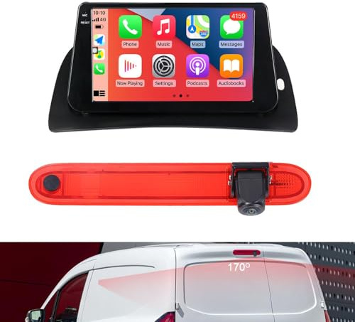 9 HD Android Auto GPS Radio Navigator Carplay Replacement for Renault Kangoo Mercedes- Benz Citan Tourer W415 Micro Camper mit GPS Bluetooth FM USB WiFi DVR RDS TPMS SWC DAB+Auto Rückfahrkamera