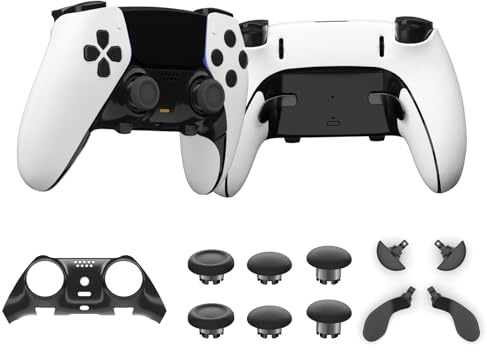 Baguettes de rechange interchangeables pour manette PS5 Edge, 4 boutons de déclenchement en métal, accessoires de boutons de déclenchement, garniture décorative personnalisée à monter soi-même, coque