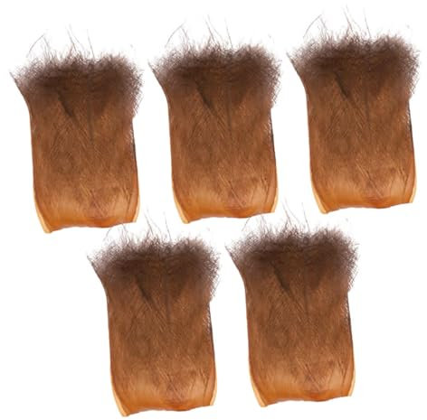 BESPORTBLE Corteccia Di Palma Decorativa Da Giardino 5 Fogli Ampi 35 Cm Fibra Naturale Riutilizzabile Per Acquari e Decorazioni Da Esterno