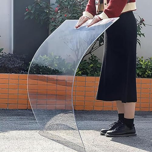 Transparente Polycarbonat-Dachbahn, UV-geschützte Acrylplatten für Überdachung, Carport, Stadien, Busunterstände, Gewächshäuser, Verkleidungen, 1,22 x 5 m