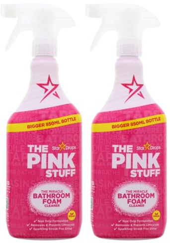 2 x Stardrops The Pink Stuff Cleaner Badreiniger Schaumreiniger je 850ml