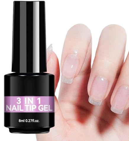 Pegamento En Gel Para Uñas - 8ml Pegamento Inodoro De Duración Prolongada | Gel Adhesivo UV | Para Principiantes Y Profesionales Salones En Casa Manicura Boda Y Fiesta