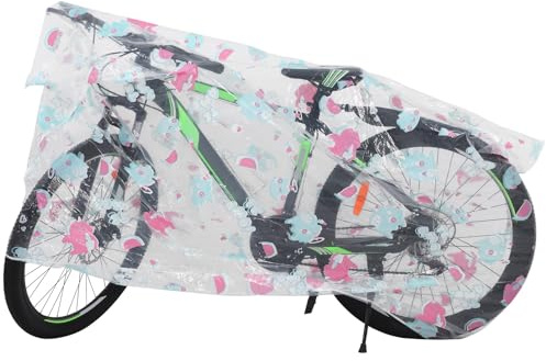 ORFOFE Copertura per Bicicletta e Motociclette Telo Copribici in PEVA Resistente All’Usura 180X120 CM Antipolvere e Antigraffio per Deposito Esterno e Protezione Antipioggia