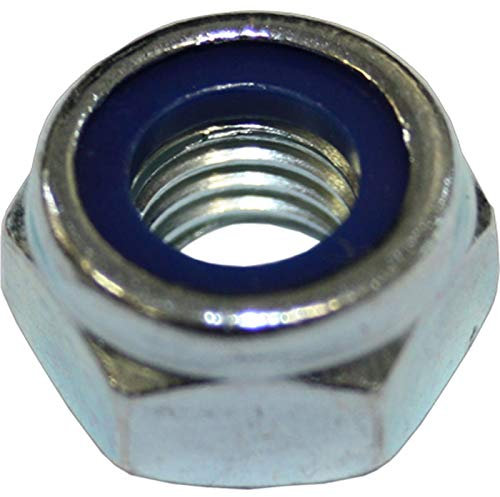 Dresselhaus Sechskantsicherungsmuttern mit Kunststoffring, niedrige Form 73181660 galv. verzinkt M 16 mm 100 Stück