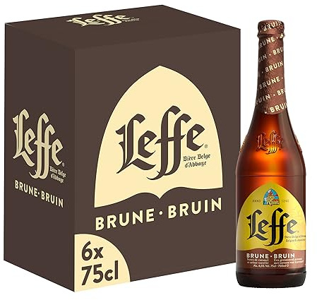 Leffe Brune Bière Pack 6 Bouteilles 75cl