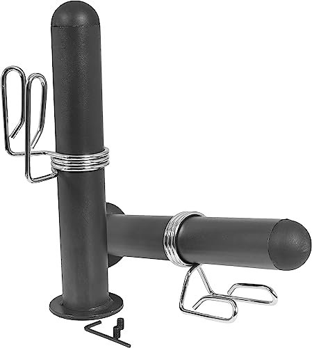 GORILLA SPORTS® Adapter Hantelstangen - Olympic 50mm für 30mm Hantelstangen, mit 2 Federverschlüssen, Schwarz - Adapter Sleeve, Stange, Langhantelstange