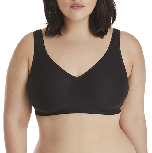 Hanes Women's Comfort Evolution Bra, Black, Small