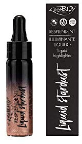 PuroBio Resplendent Illuminant Liquid Stardust Highlighter, No. 02 Rose Gold