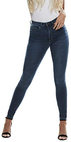 ONLY Female skinny fit jeans ONLRoyal Reg, Mörkblå denim, XS