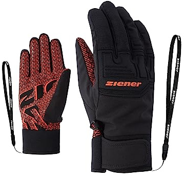 Ziener Erwachsene Ski-Handschuhe/Wintersport Wasserdicht Atmungsaktiv GARIM AS, orange spice, 9,5