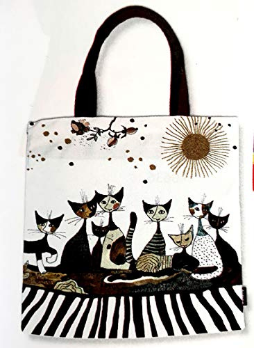 Fridolin  Rosina Wachtmeister - Cats Sepia Art Shopping Bag