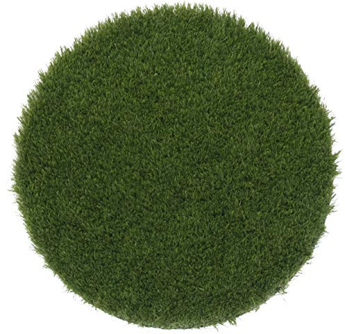 Joy Carpets GreenSpace 18 Round Artificial Grass Sitting Spots in Set of 12