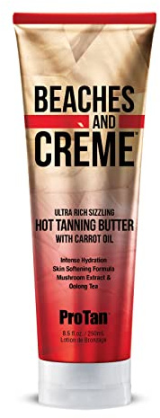Pro Tan Beaches and Creme Ultra Rich Hot Tanning Butter with Carrot Oil (250ml)