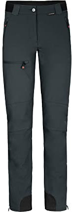 Bergson BRYNE Comfort (Slim) | Damen Winter Softshellhose, mit warmem Innenfleece und voll elastischem Gesäßeinsatz, Ebony [949], 44 - Damen