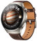Huawei Watch 4 Pro, Gehäuse aus Raumfahrt-klassifizierter Titaniumlegierung & Saphirglas, dunkelbraunes Lederarmband, Gesundheitsschnellcheck mit 7 Parametern, eSIM Mobiltelefonie, deutsche Version