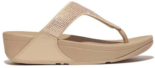 FitFlop Lulu EC5-A94, Women flip-flops, Beige, 38 EU