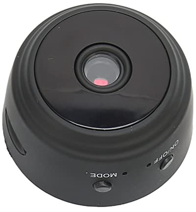 Piccola Telecamera WiFi, Mini Registratore Videocamera 1080P Supporto NightVision per Android per IOS, Rotazione di 360 Gradi, Telecamera di Sorveglianza Ricaricabile per Casa