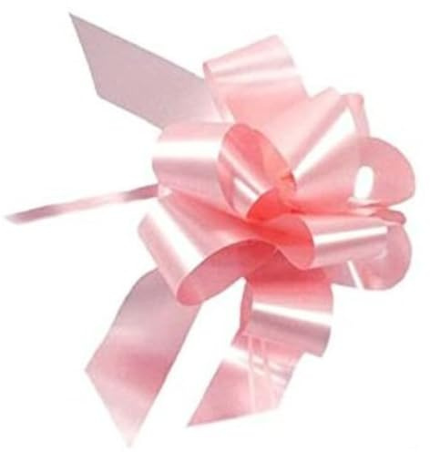 PuntoCasaStore 50 Nastri coccarde autotiranti granfiocco Confezione Regalo Auto Antenna specchietto Feste Varie Misure e Colori Alta qualita'