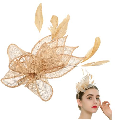 TINEASUR Eleganter Fascinator Haarschmuck Mit Pillbox Hut Design Und Haarclip Vielseitige Vintage Kopfbedeckung Für Damen Und Mädchen Für Tea Party Hochzeit Bankett Und Festliche Anlässe