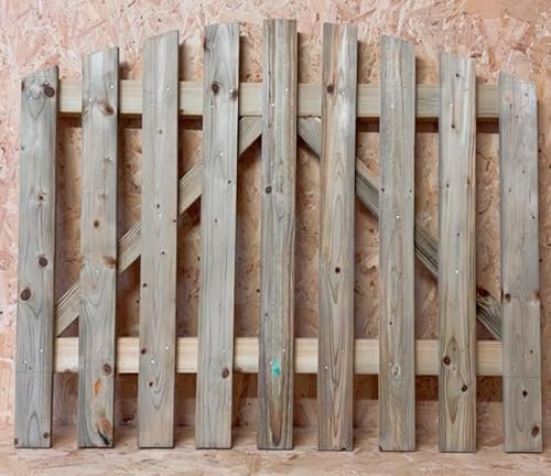 Wooden Garden Arched Picket Gate Pedestrian Gate Wooden Pressure Treated 4ft 120cm,Wooden Garden gate, Garden Gates Wooden, Garden Gates Wooden Picket (120cm High x 120cm Wide x 7cm Deep)