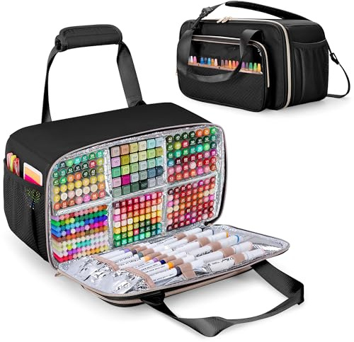 Prokva Marker Storage Case Holding up to 216 Markers, Black