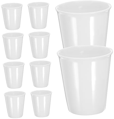 Amosfun 10 Pièces Lot de Tasses Céramique Forme Gobelet Papier Mug Boisson Créatif pour Thé Café Eau Design Original et Pratique pour Usage
