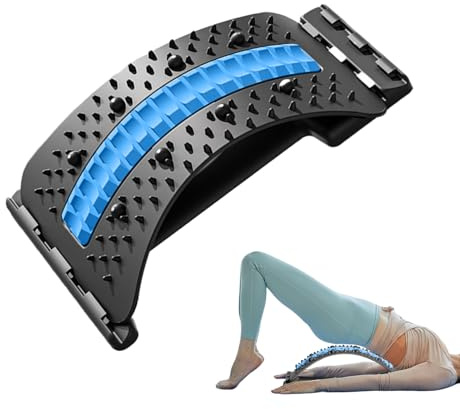 Planche de soutien lombaire | Outil de massage du dos réglable – Équipement d'entraînement de force pour la correction de la position de sommeil assis, les nerfs affaissés