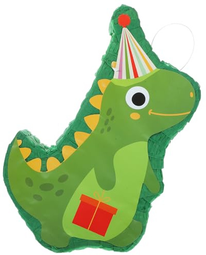 Veemoon Pignatta Dinosauro Tridimensionale Verde, Giocattolo Pignatta per Feste di Compleanno, Decorazione e Gioco per Eventi e Celebrazioni