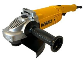 DEWALT DWE492S-QS Meuleuse Ø 230 mm - 2200W filaire - Vitesse à vide 6600 tr/min - Carter de protection ø 230 mm - Poignée latérale multi-positions - Flasque intérieur/extérieur - Clé de service Jaune