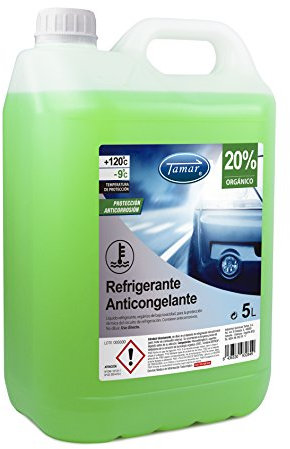 Tamar 601110005 Refrigerante/Anticongelante 20% Orgánico, 5 litros