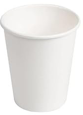 SHOBI 100 Bicchieri Monouso in Carta per Acqua, Bicchiere 200 ml Biodegradabile in cartoncino ideale per Bevande Calde